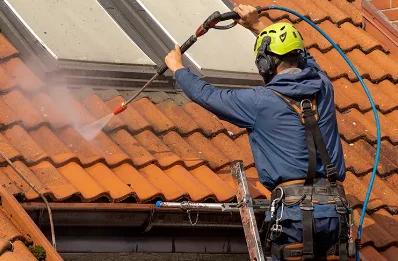 Démoussage et hydrofuge de toiture à Lanloup